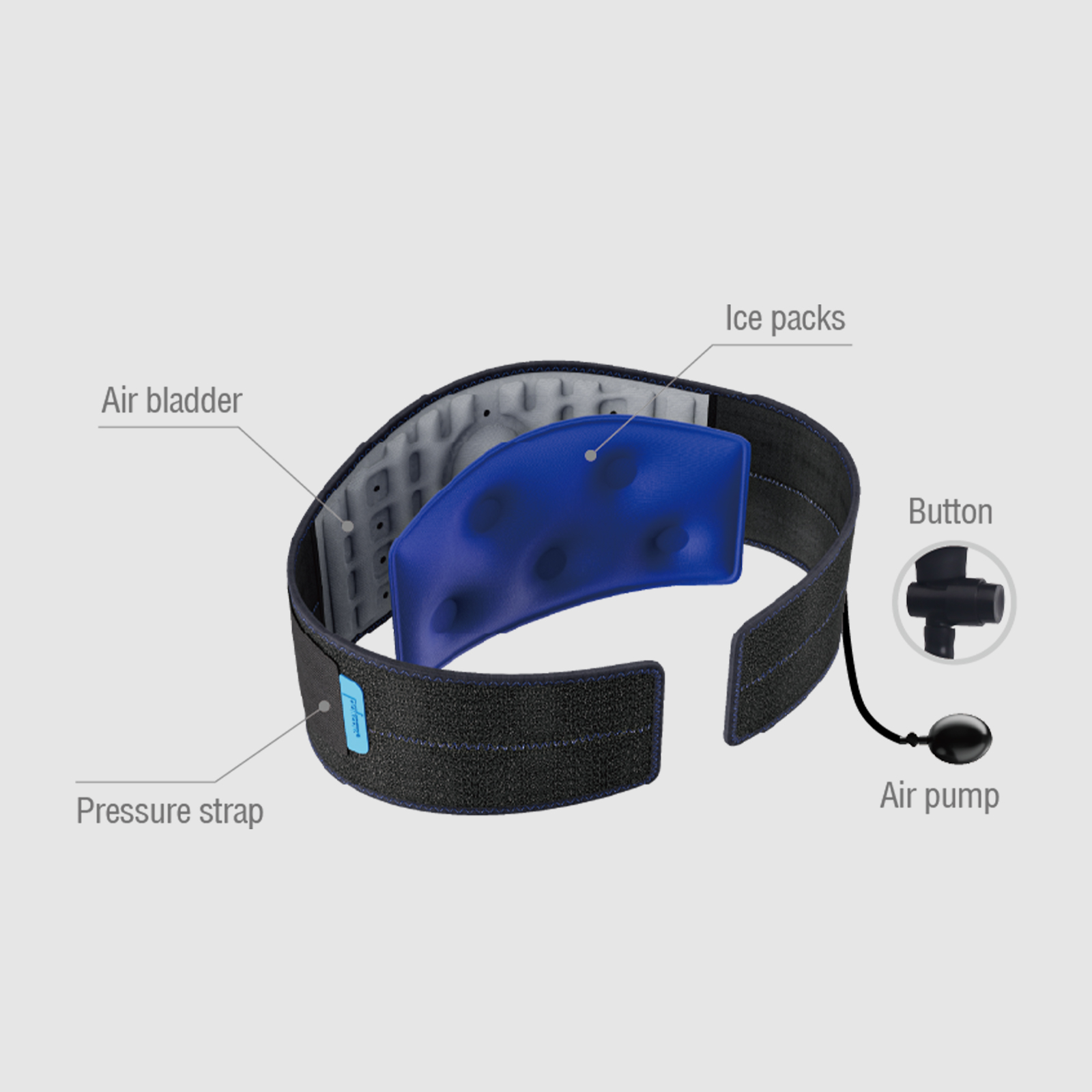Compression Ice Lower Back Pack