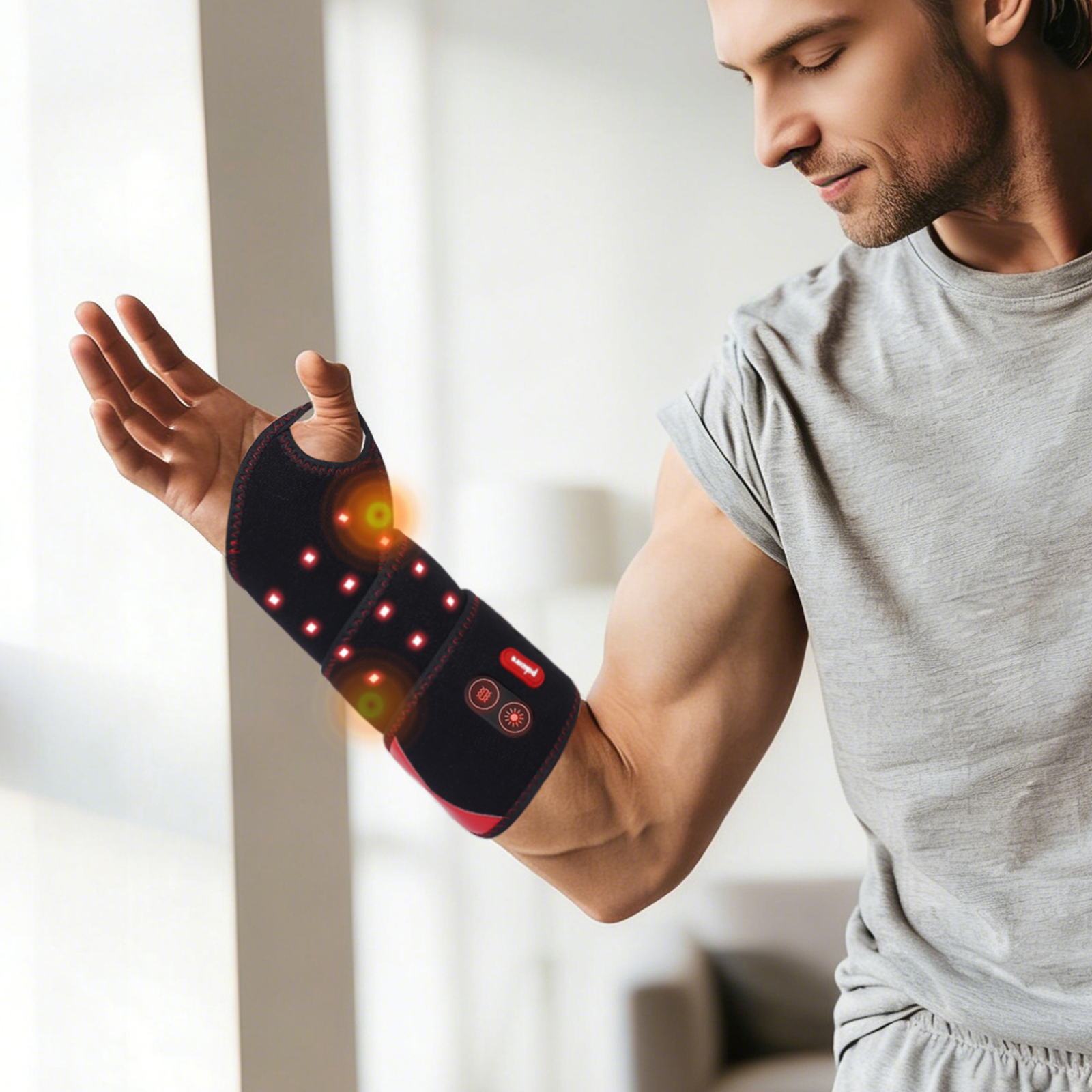 Multifunctional Red Light Heating & Massage Wrap 1