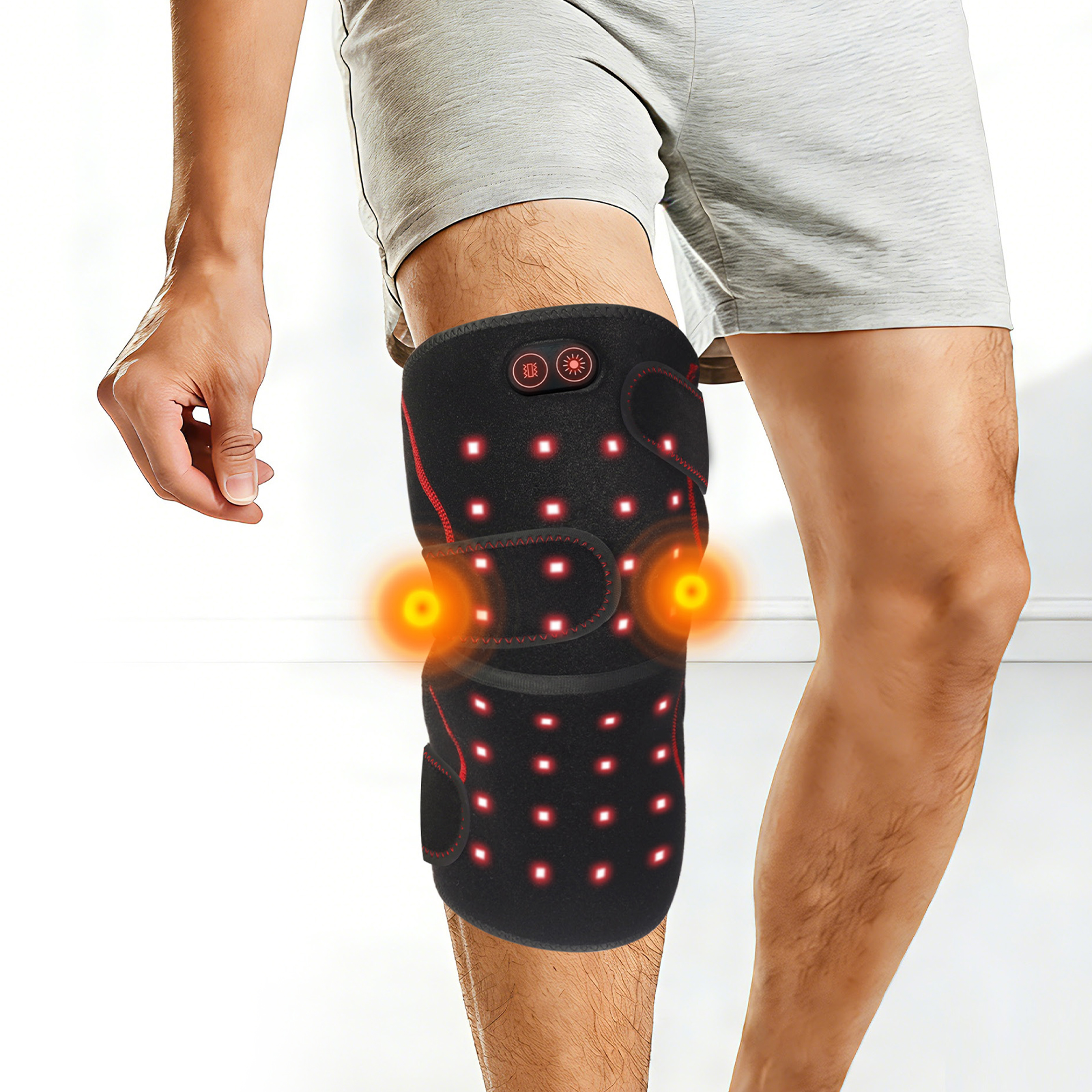 Red Light Heating & Massage Knee Support 1