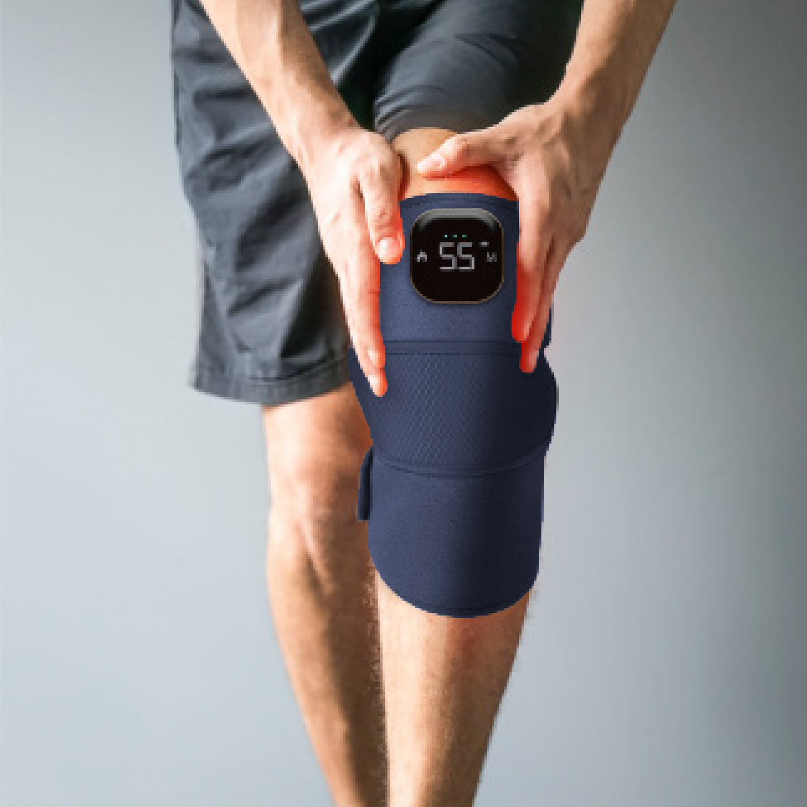 Electric Heating Knee Wrap W/ Massage 1